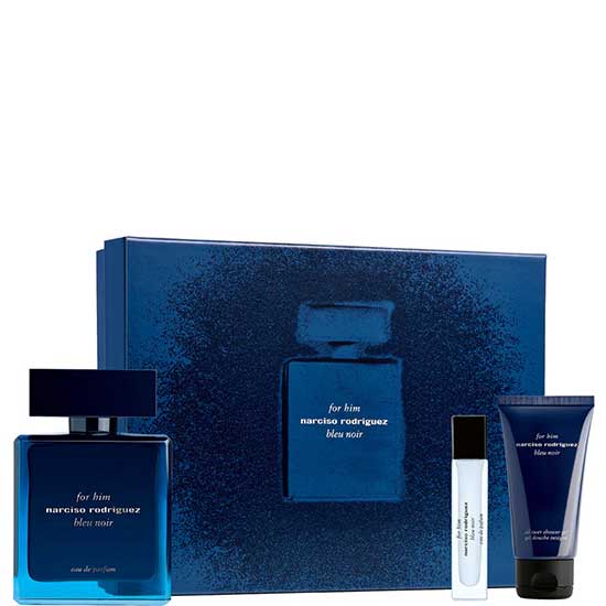 Narciso Rodriguez for HIM Bleu Noir Eau de Parfum комплект 3 части 100 мл