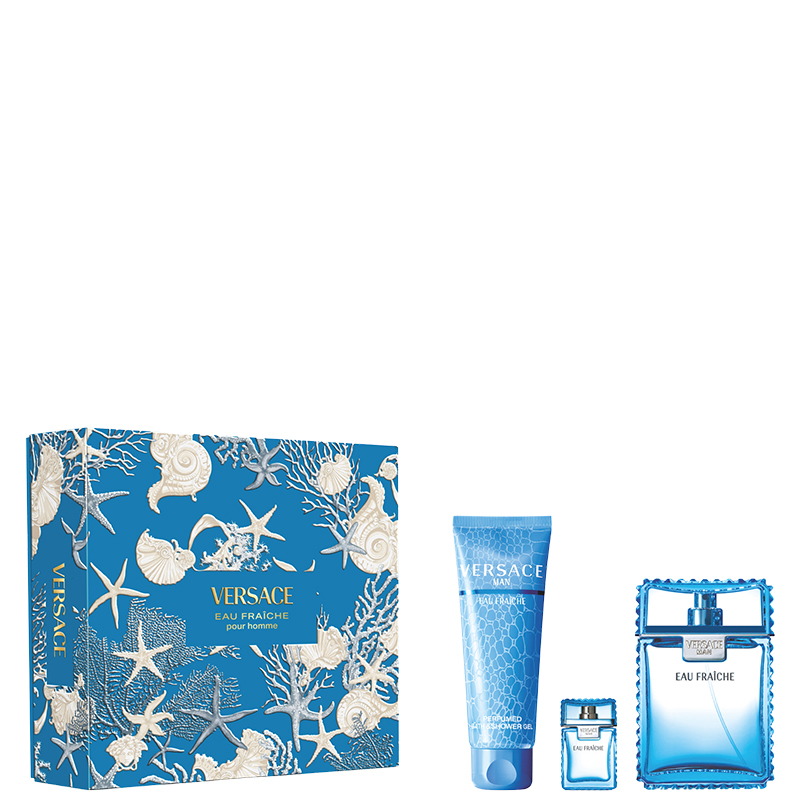 Versace MAN EAU FRAICHE комплект 3 части 100 мл - EDT